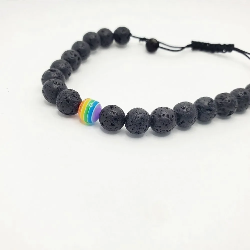 Hand Crafted Adjustable Pride Bracelet